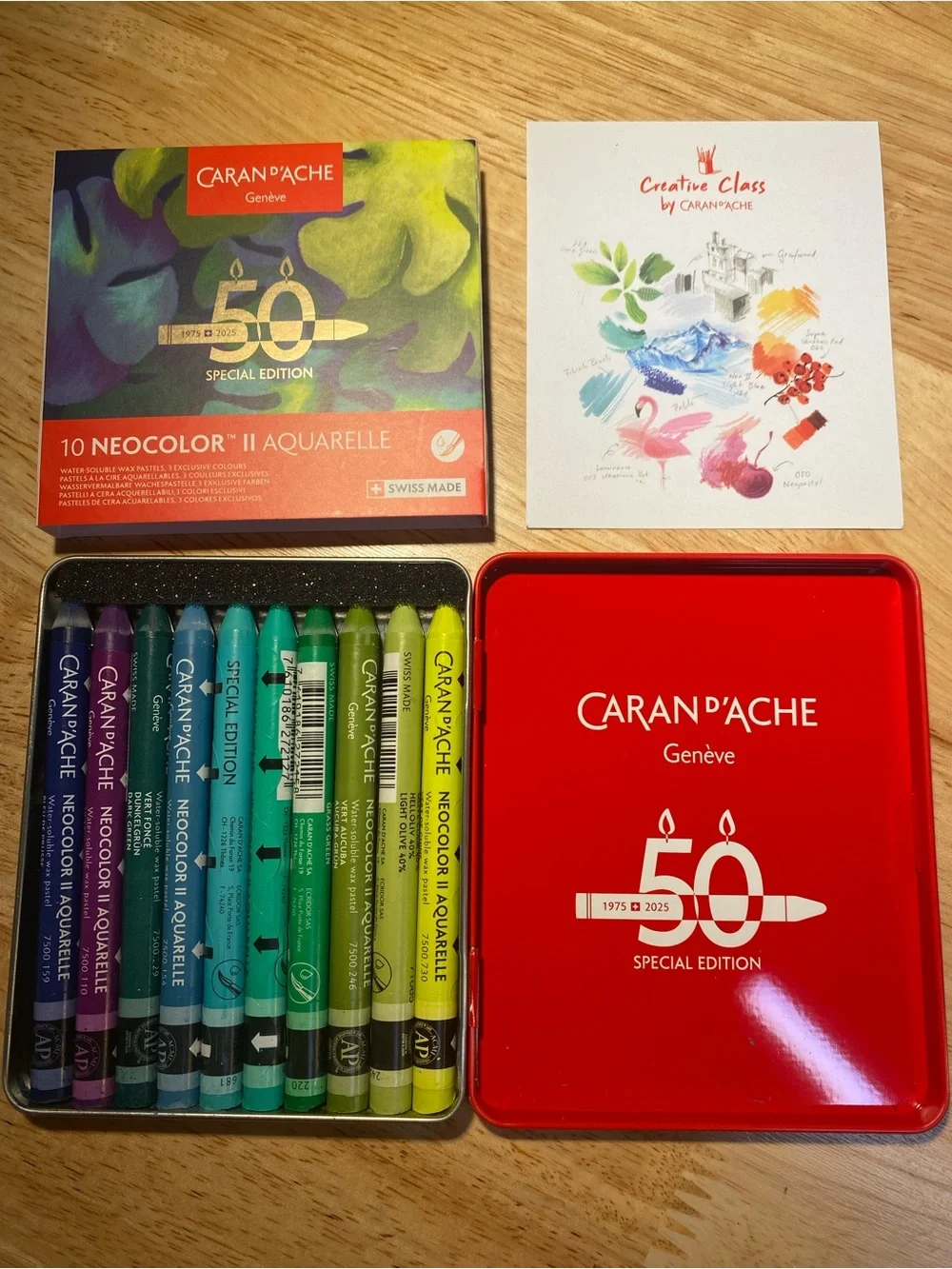 CARAN D’ACHE - Neocolor II Aquarelle 50th Special Editions (All 5)